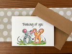 Assorted Thinking of You Cards - Boxed Set of 8 - Whimsicals Paperie