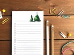Pine Tree Double Sided To Do List Notepad - Magnetic | Personalization Available