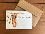 Sloth Notecards, Choose Your Message - Boxed Set of 8