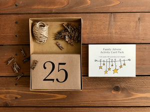 Family Wall Hanging Advent Calendar Kit