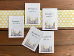 LAST CHANCE Scripture Advent Calendar Card Deck - Pack of 25 Cards