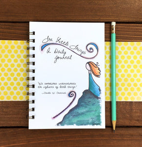 The Little Things Journal - Gratitude Journal, Enjoy the Little Things, Teacher Gift, Going Away Gift for Coworker, Coworker Gift - 5 x 7