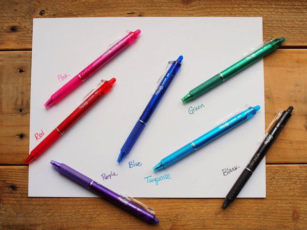 Pilot FriXion Clicker Erasable Gel Pens - Black Ink - Shop Pens at